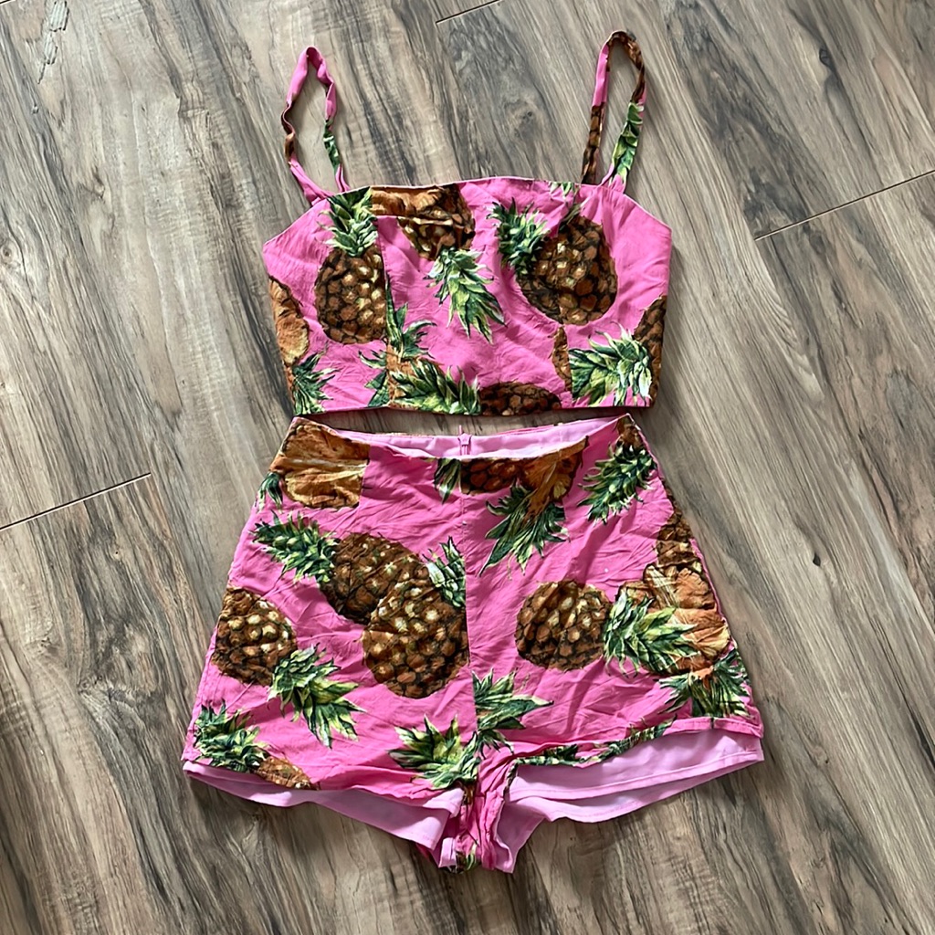 Superdown Pineapple Two Piece Set